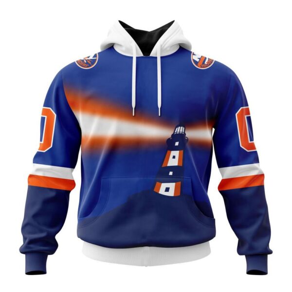 Personalized NHL New York Islanders All Over Print Hoodie New Gradient Series Concept Hoodie