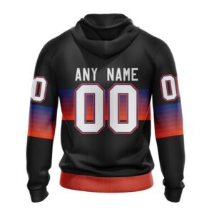 Personalized NHL New York Islanders All Over Print Hoodie Special Black And Gradient Design Hoodie 2