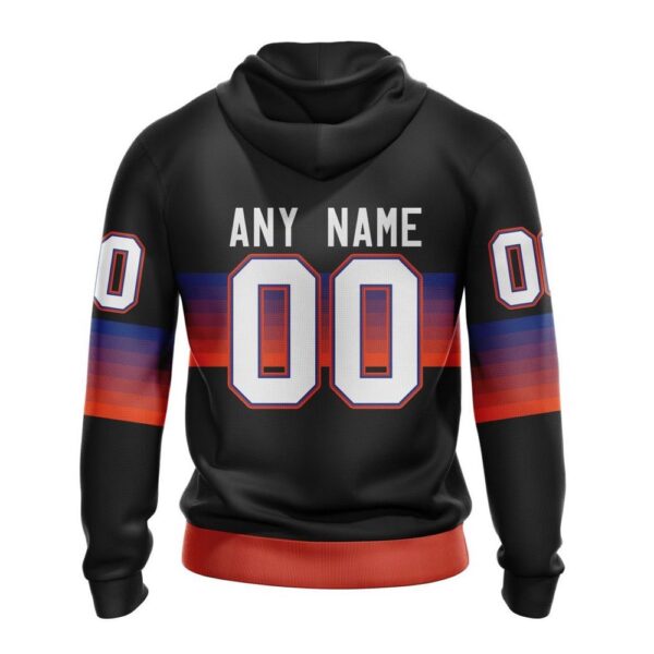 Personalized NHL New York Islanders All Over Print Hoodie Special Black And Gradient Design Hoodie