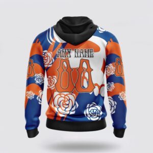 Personalized NHL New York Islanders All Over Print Hoodie Special Grateful Dead Gathering Flowers Design Hoodie 2