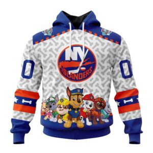 Personalized NHL New York Islanders Hoodie Special PawPatrol Design Hoodie 1