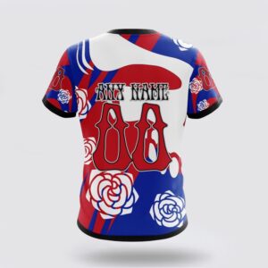 Personalized NHL New York Rangers 3D T Shirt Special Grateful Dead Gathering Flowers Design T Shirt 2