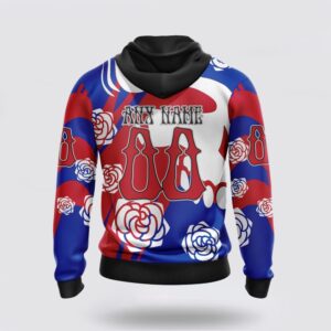 Personalized NHL New York Rangers All Over Print Hoodie Special Grateful Dead Gathering Flowers Design Hoodie 2