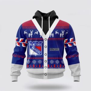 Personalized NHL New York Rangers All Over Print Unisex Hoodie For Chrismas Season Hoodie 1