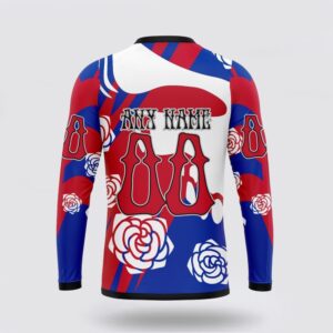 Personalized NHL New York Rangers Crewneck Sweatshirt Special Grateful Dead Gathering Flowers Design Sweatshirt 2