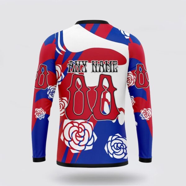 Personalized NHL New York Rangers Crewneck Sweatshirt Special Grateful Dead Gathering Flowers Design Sweatshirt