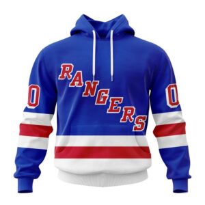 Personalized NHL New York Rangers Hoodie 2024 Home Kits Hoodie 1