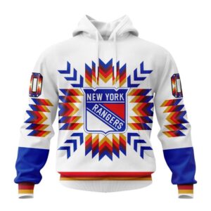 Personalized NHL New York Rangers Hoodie Special Design With Native Pattern Hoodie 1