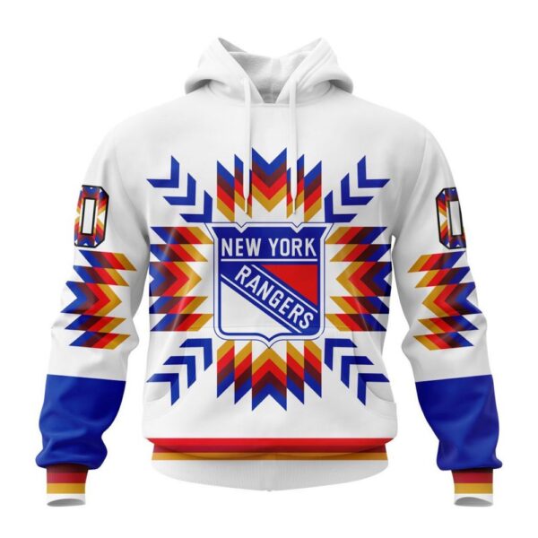 Personalized NHL New York Rangers Hoodie Special Design With Native Pattern Hoodie