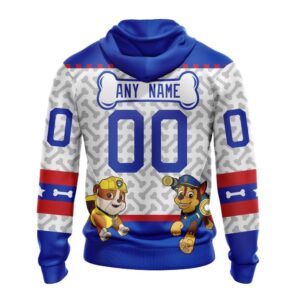 Personalized NHL New York Rangers Hoodie Special PawPatrol Design Hoodie 2