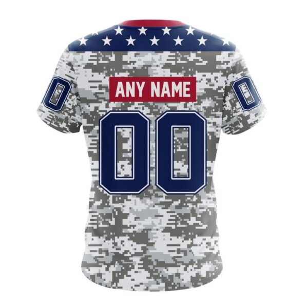 Personalized NHL New York Rangers T-Shirt Special Camo Design For Veterans Day T-Shirt