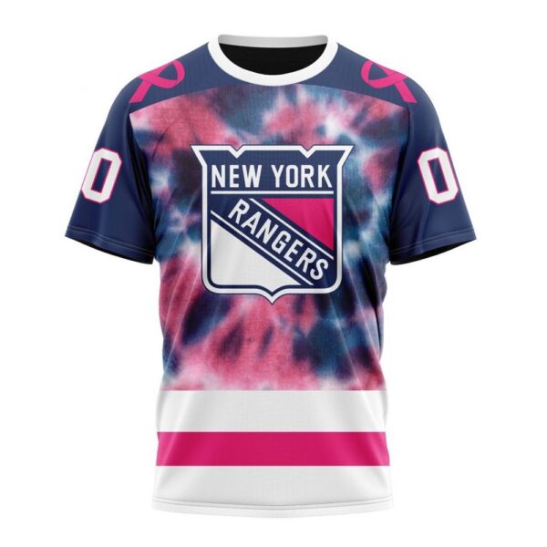 Personalized NHL New York Rangers T-Shirt Special Pink October Fight Breast Cancer T-Shirt