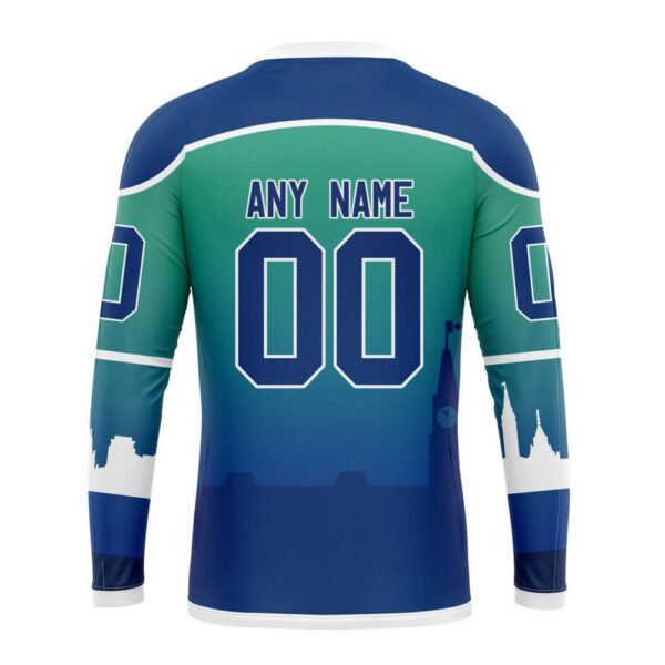 Personalized NHL Ottawa Senators Crewneck Sweatshirt New Gradient Series Concept