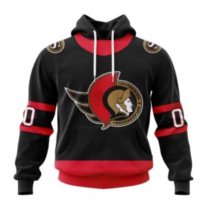Personalized NHL Ottawa Senators Hoodie 2024 Home Kits Hoodie 1