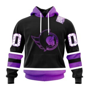 Personalized NHL Ottawa Senators Hoodie Special Black Hockey Fights Cancer Kits Hoodie 1