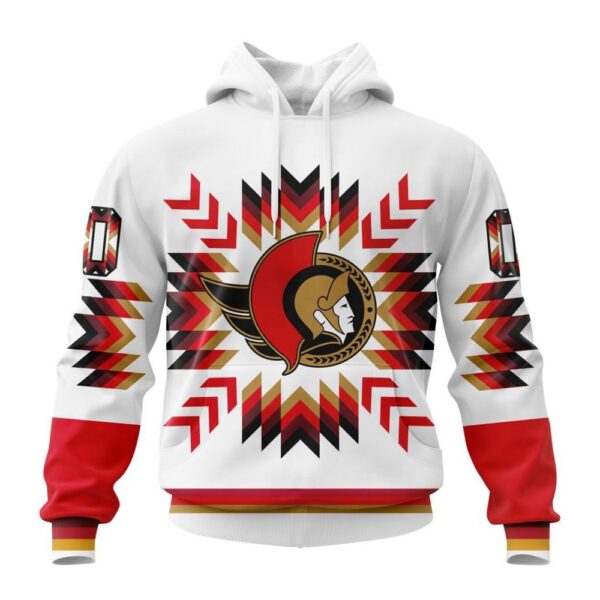 Personalized NHL Ottawa Senators Hoodie Special Design With Native Pattern Hoodie