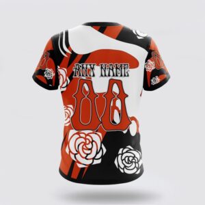 Personalized NHL Philadelphia Flyers 3D T Shirt Special Grateful Dead Gathering Flowers Design T Shirt 2