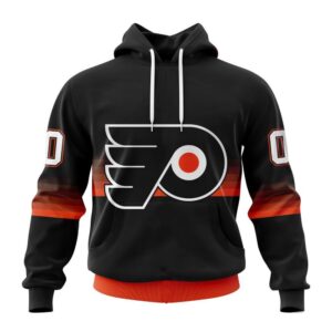 Personalized NHL Philadelphia Flyers All Over Print Hoodie Special Black And Gradient Design Hoodie 1