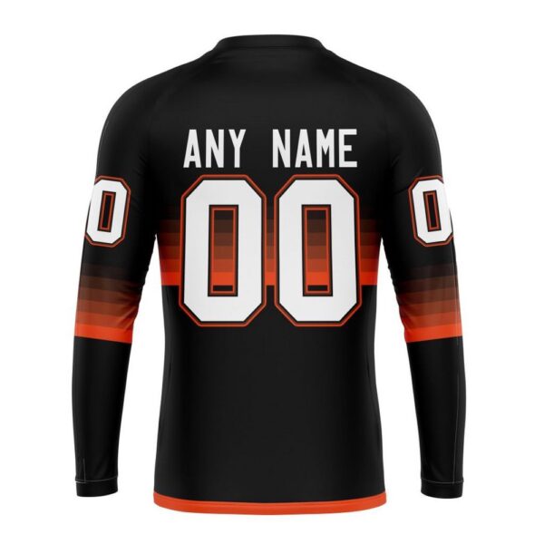 Personalized NHL Philadelphia Flyers Crewneck Sweatshirt Special Black And Gradient Design