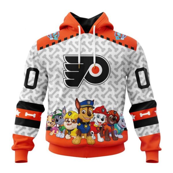 Personalized NHL Philadelphia Flyers Hoodie Special PawPatrol Design Hoodie