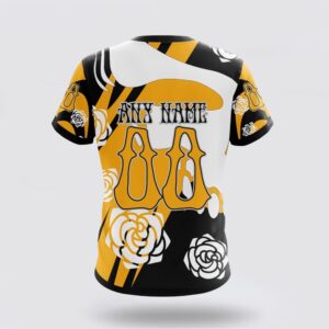 Personalized NHL Pittsburgh Penguins 3D T Shirt Special Grateful Dead Gathering Flowers Design T Shirt 2