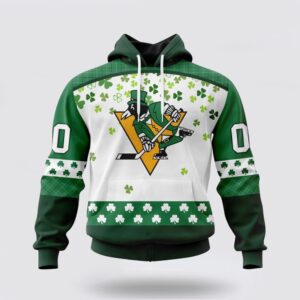 Personalized NHL Pittsburgh Penguins All Over Print Hoodie Special Design For St Patrick Day Hoodie 1