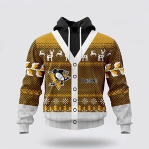 Personalized NHL Pittsburgh Penguins All Over Print Unisex Hoodie For Chrismas Season Hoodie 1