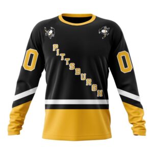 Personalized NHL Pittsburgh Penguins Crewneck…