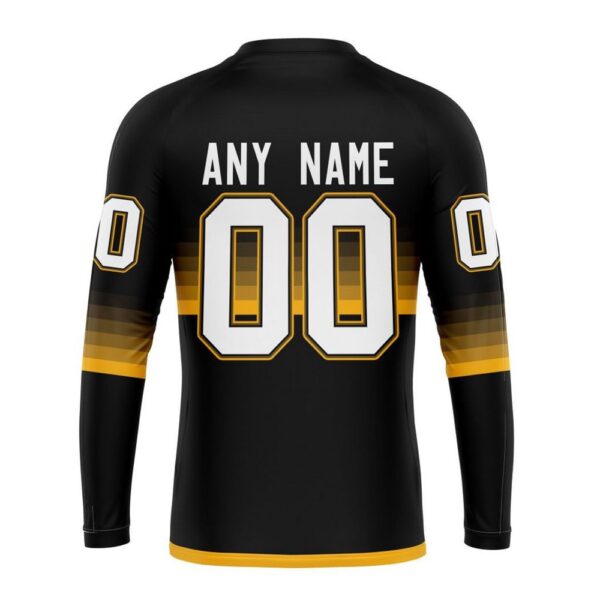 Personalized NHL Pittsburgh Penguins Crewneck Sweatshirt Special Black And Gradient Design