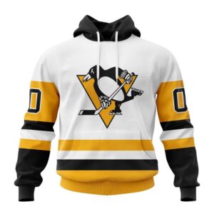 Personalized NHL Pittsburgh Penguins Hoodie 2024 Away Kits Hoodie 1