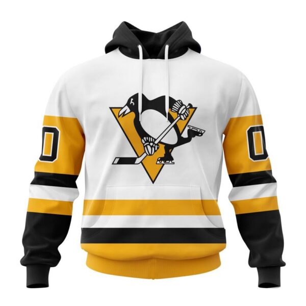 Personalized NHL Pittsburgh Penguins Hoodie 2024 Away Kits Hoodie