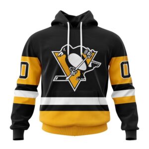 Personalized NHL Pittsburgh Penguins Hoodie 2024 Home Kits Hoodie 1