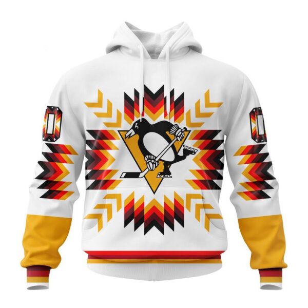 Personalized NHL Pittsburgh Penguins Hoodie Special Design With Native Pattern Hoodie