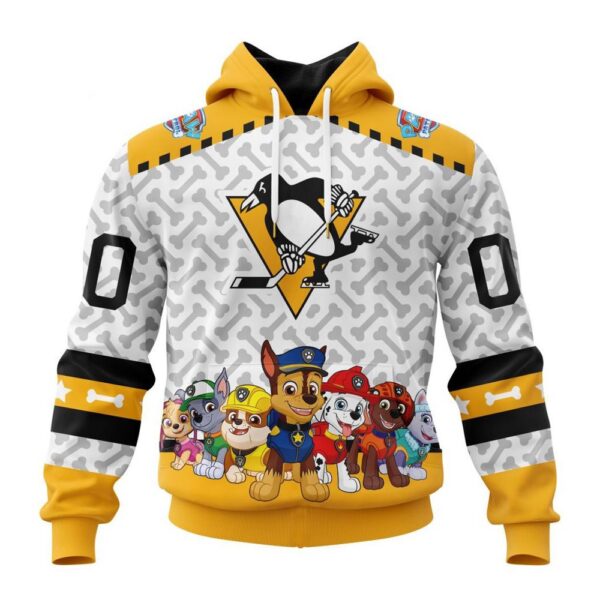 Personalized NHL Pittsburgh Penguins Hoodie Special PawPatrol Design Hoodie