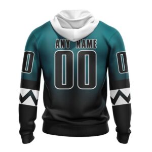 Personalized NHL San Jose Sharks All Over Print Hoodie New Gradient Series Concept Hoodie 2