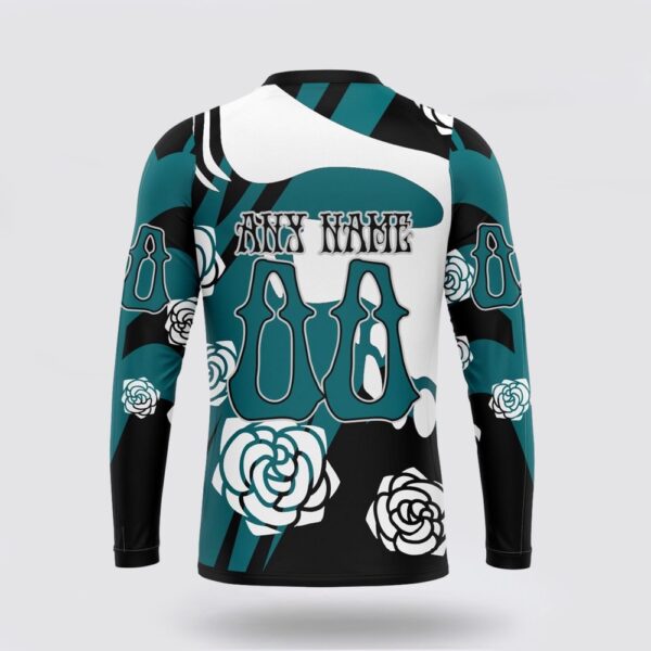Personalized NHL San Jose Sharks Crewneck Sweatshirt Special Grateful Dead Gathering Flowers Design Sweatshirt