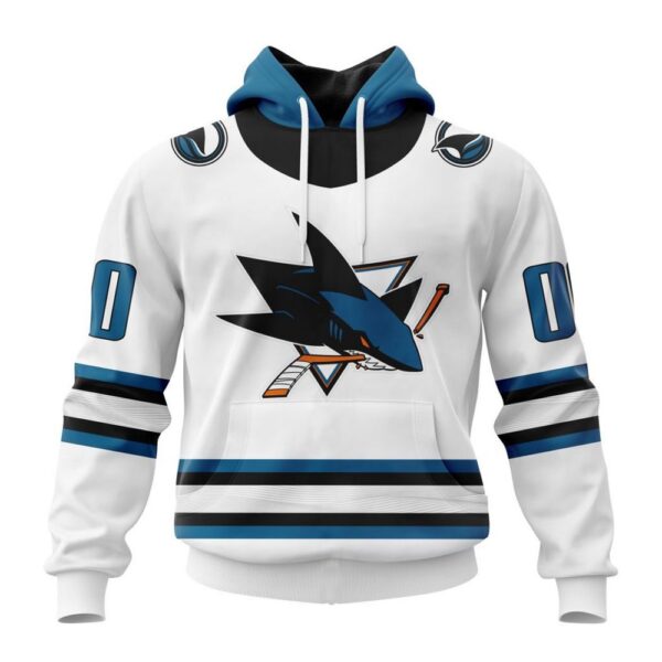 Personalized NHL San Jose Sharks Hoodie 2024 Away Kits Hoodie