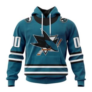 Personalized NHL San Jose Sharks Hoodie 2024 Home Kits Hoodie 1