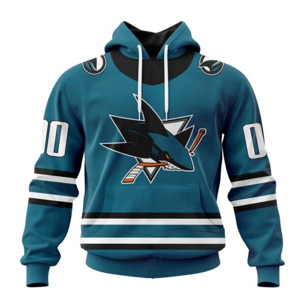 Personalized NHL San Jose Sharks Hoodie 2024 Home Kits Hoodie