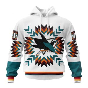 Personalized NHL San Jose Sharks Hoodie Special Design With Native Pattern Hoodie 1 1