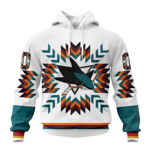 Personalized NHL San Jose Sharks Hoodie Special Design With Native Pattern Hoodie