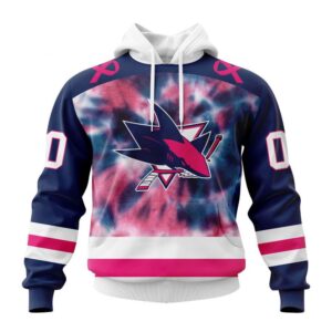 Personalized NHL San Jose Sharks Hoodie Special Pink October Fight Breast Cancer Hoodie 1