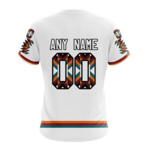 Personalized NHL San Jose Sharks Special Design With Native Pattern T Shirt 2