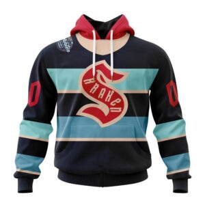Personalized NHL Seattle Kraken 2024 Winter Classic Design Concept Hoodie 1