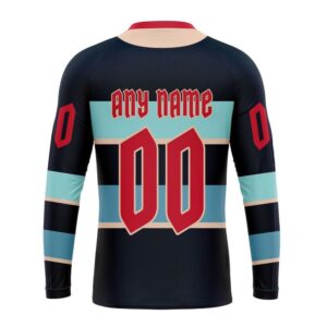 Personalized NHL Seattle Kraken Crewneck Sweatshirt 2024 Winter Classic Design Concept Sweatshirt 2