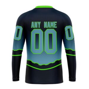 Personalized NHL Seattle Kraken Crewneck Sweatshirt New Gradient Series Concept 2
