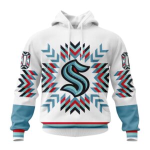 Personalized NHL Seattle Kraken Hoodie Special Design With Native Pattern Hoodie 1 1