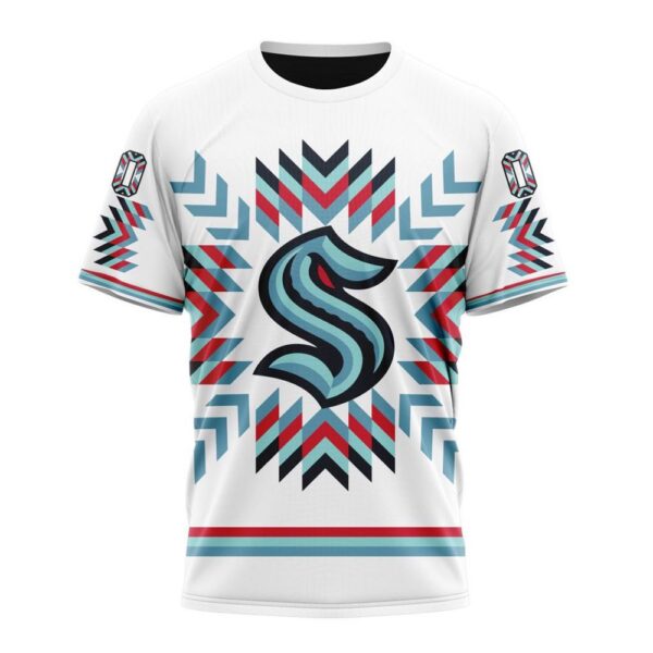 Personalized NHL Seattle Kraken Special Design With Native Pattern T-Shirt