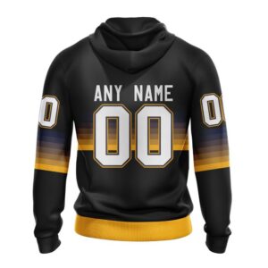 Personalized NHL St Louis Blues All Over Print Hoodie Special Black And Gradient Design Hoodie 2