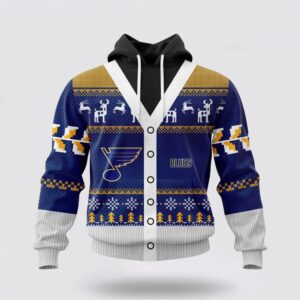 Personalized NHL St Louis Blues All Over Print Unisex Hoodie For Chrismas Season Hoodie 1